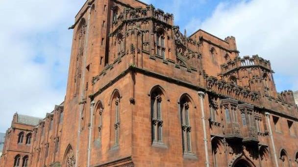 a large brick building