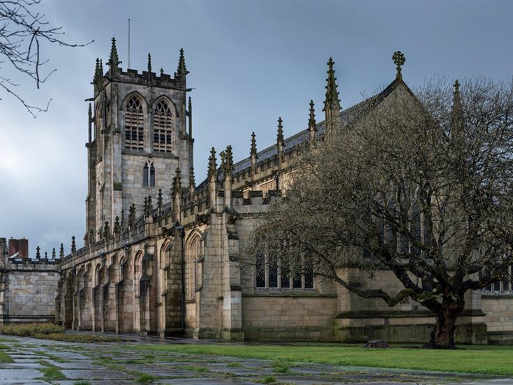 The gothic, St Chads Church in Rochdale.