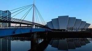 a bridge over water