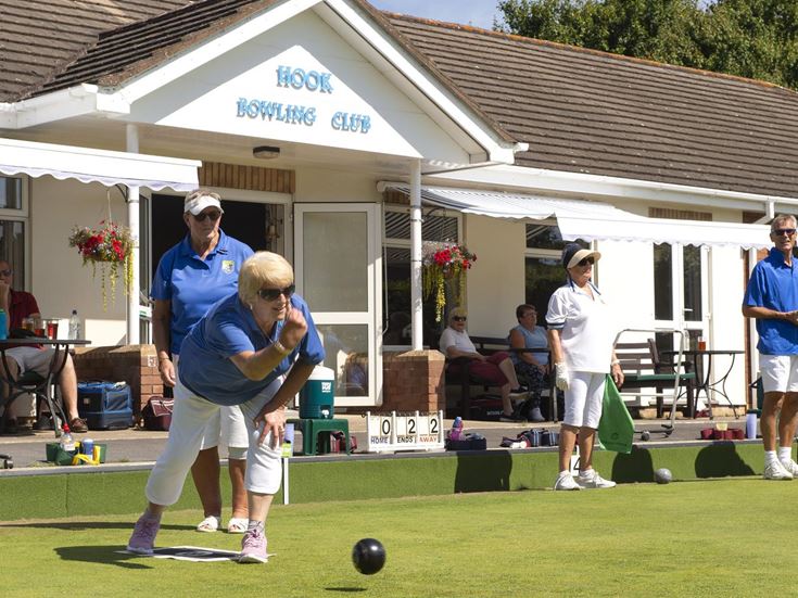 The Bowling Club in Hook, Hampshire.