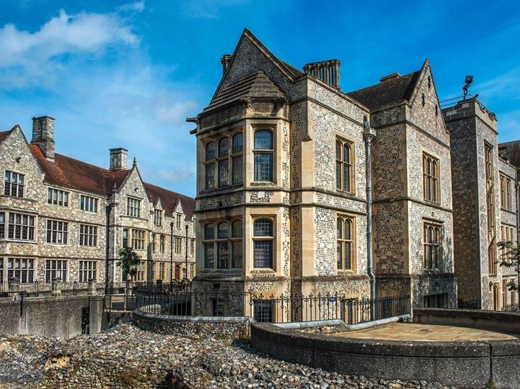 Winchester Castle Grand Hall in Hampshire