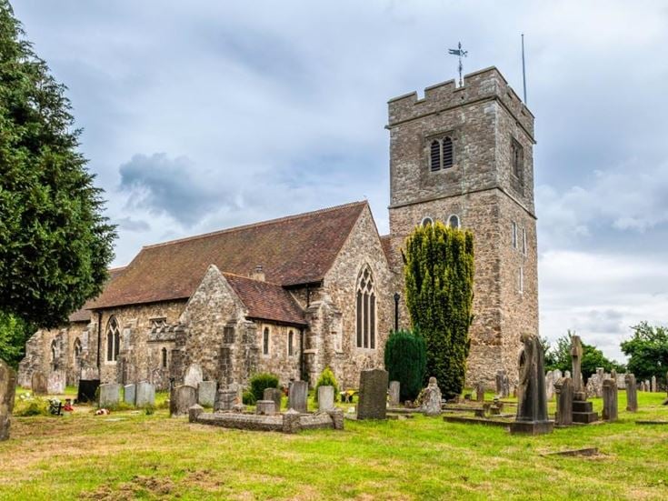 Aylesford Church near Maidstone in Kent