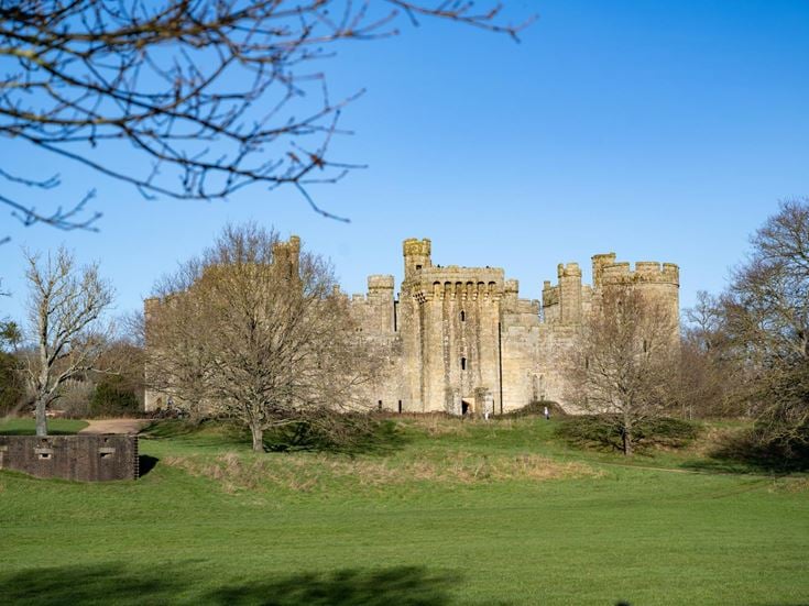 Bodiam Castle in Hawkhurst, Kent