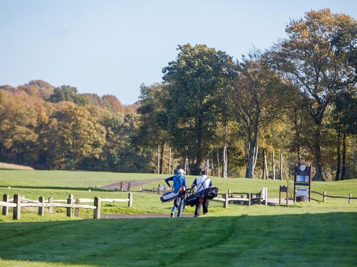 Surrounding areas of the golf club at Hawkhurst in Kent
