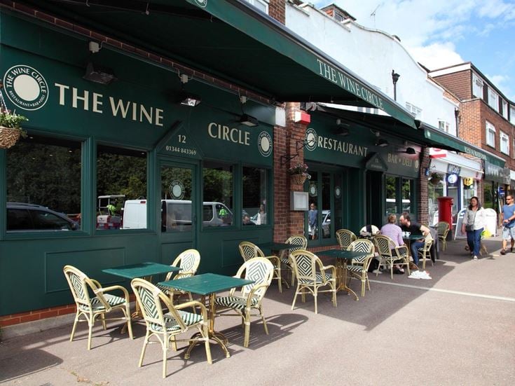 An image of a restaurant in Virginia Water.