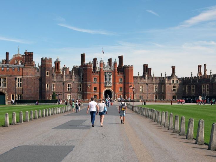 Hampton Court Palace, a short drive from Walton-on-Thames.