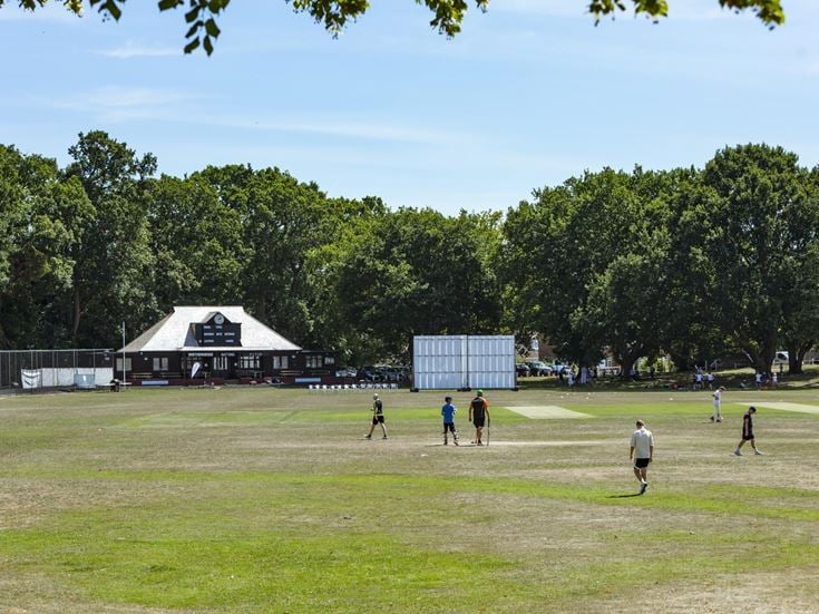 The century old Weybridge Cricket Club.