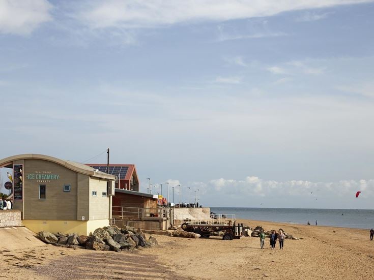 Ice Creamery on Exmouth Beach