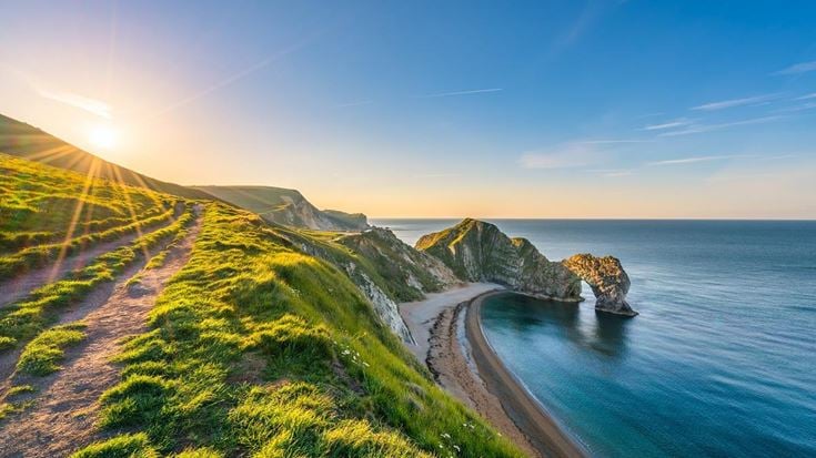 Durdle Door on the Jurassic Coast in Dorset