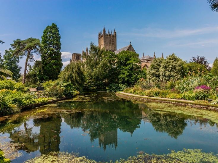Wells cathedral in Somerset