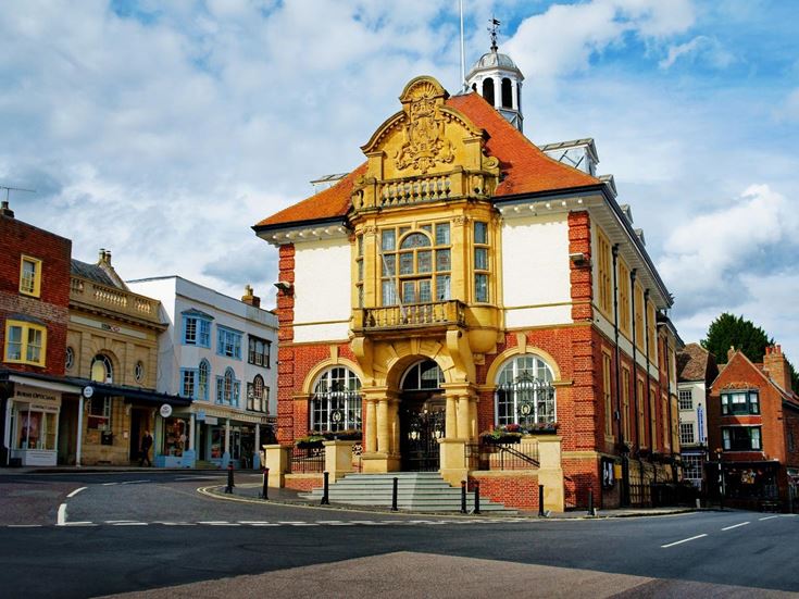 The Town Hall on Marlborough High Street.