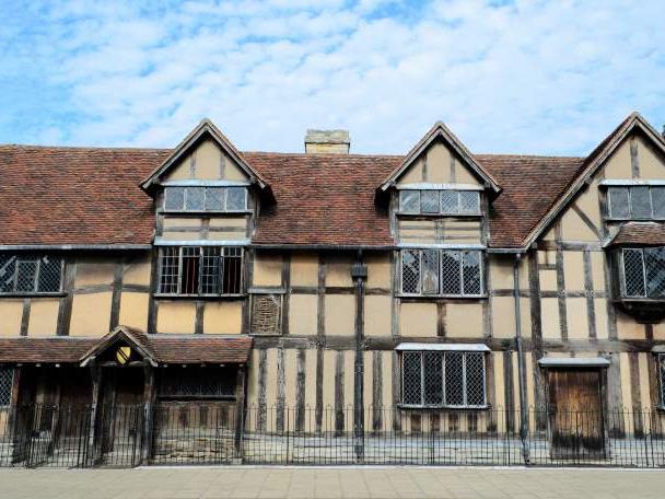 Shakespeare’s Birthplace in Stratford-upon-Avon, now a museum.