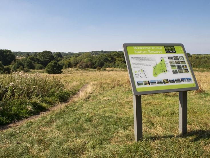 The nature reserve in Studley, Warwickshire.