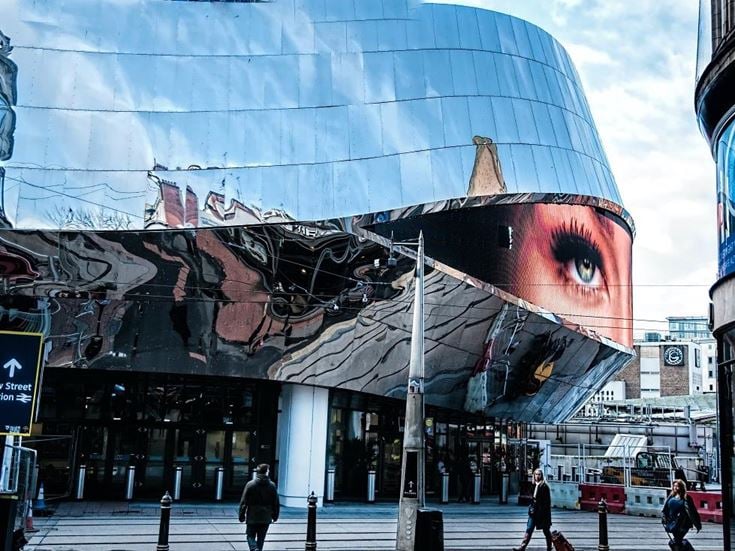 The Bullring in Birmingham