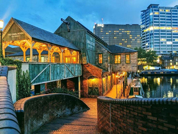 A waterway in Birmingham