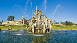 The Perseus and Andromeda fountain at Witley Court in Worcestershire.