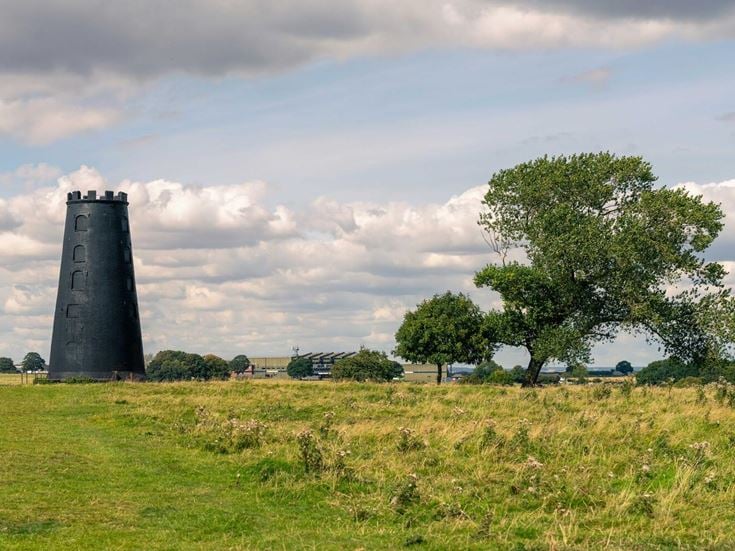 View of the Black Mill on Beverley Westwood