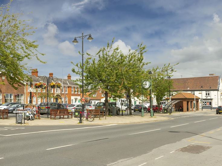 Local amenities and shops in Cottingham centre.