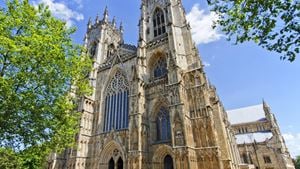 a large stone church