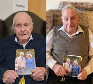 Bill, who lives at a McCarthy Stone retirement property in Berkshire, celebrated his 100th birthday with his identical twin brother Jack