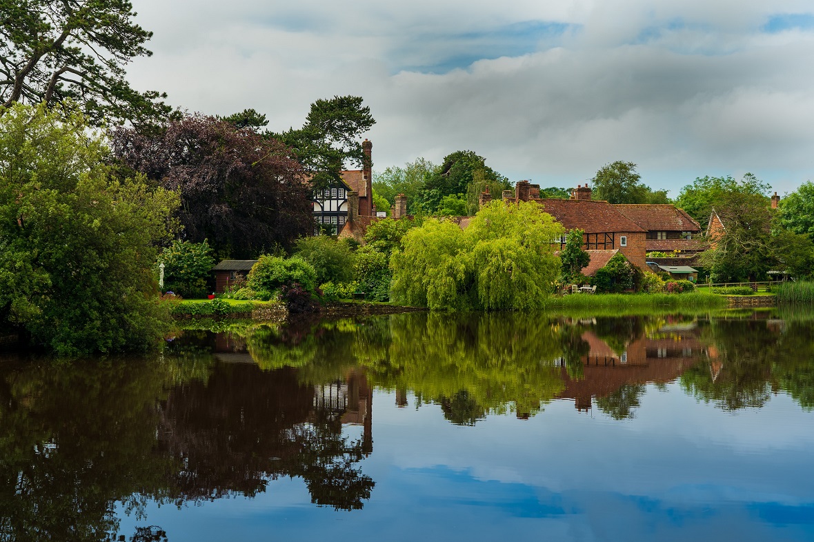 The village of Beaulieu in Hampshire
