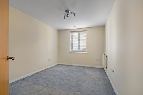 a room with a carpet and a window