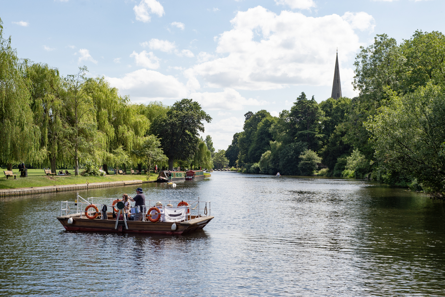 a boat on the water
