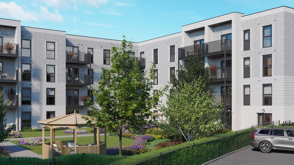 CGI of the rear exterior