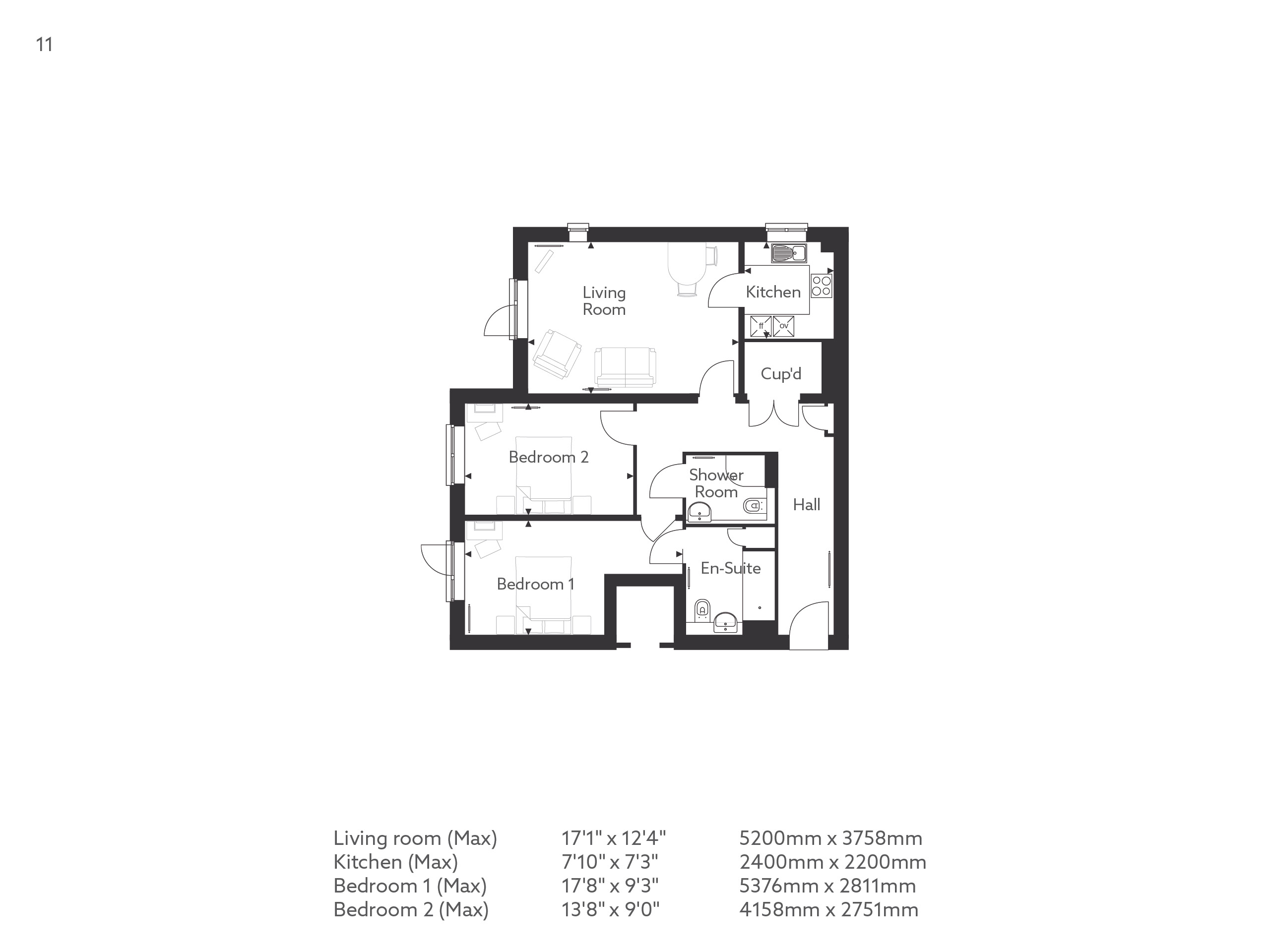 2Bed Retirement Apartment Farnham Common Property 11 Heathlands McCarthy Stone