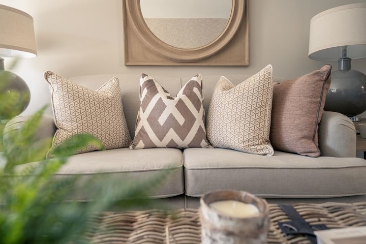 Interior design cushions McCarthy Stone