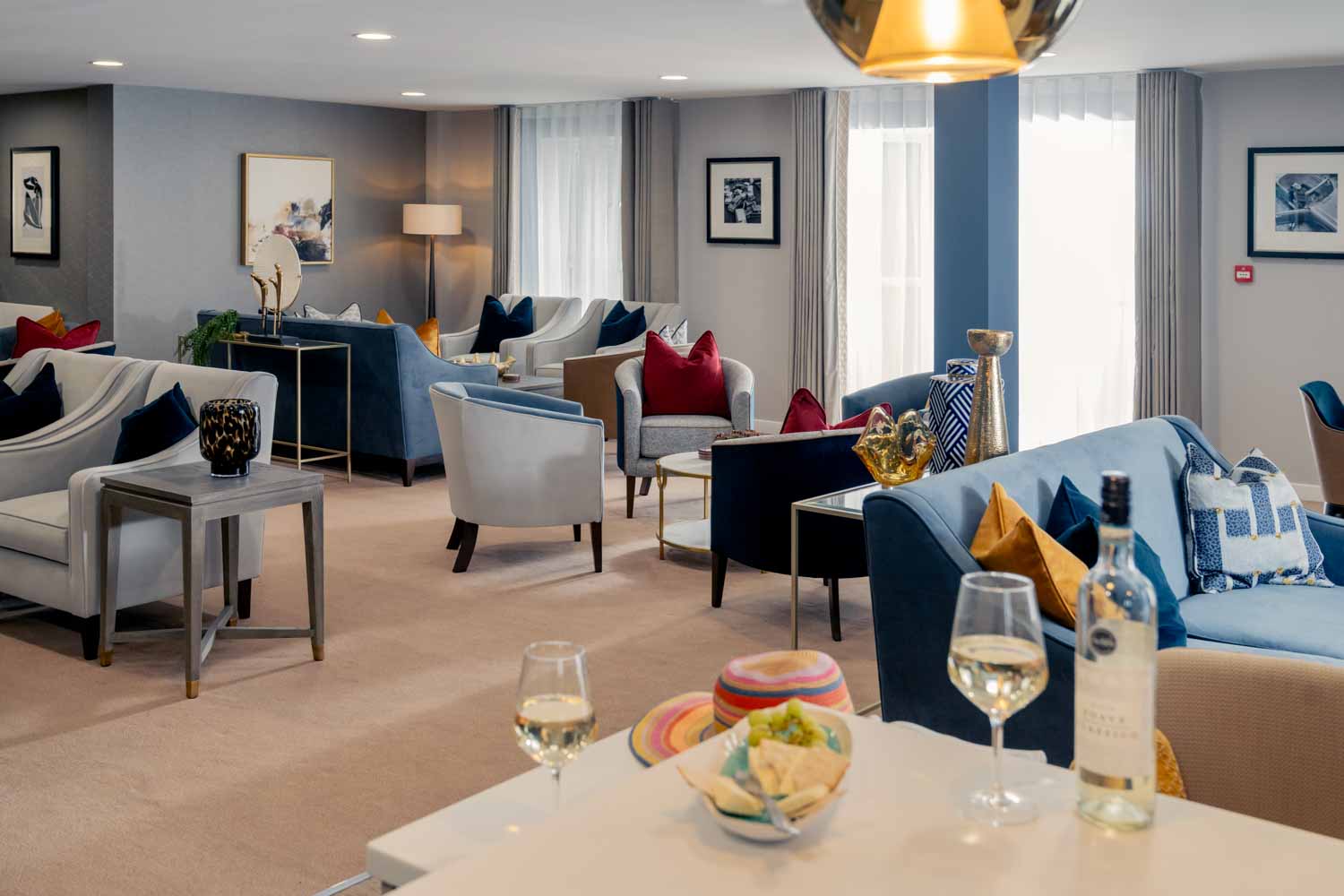 Centennial Place lounge & kitchen