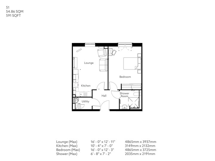 1Bed Retirement Apartment Macclesfield Property 51 John Percyvale