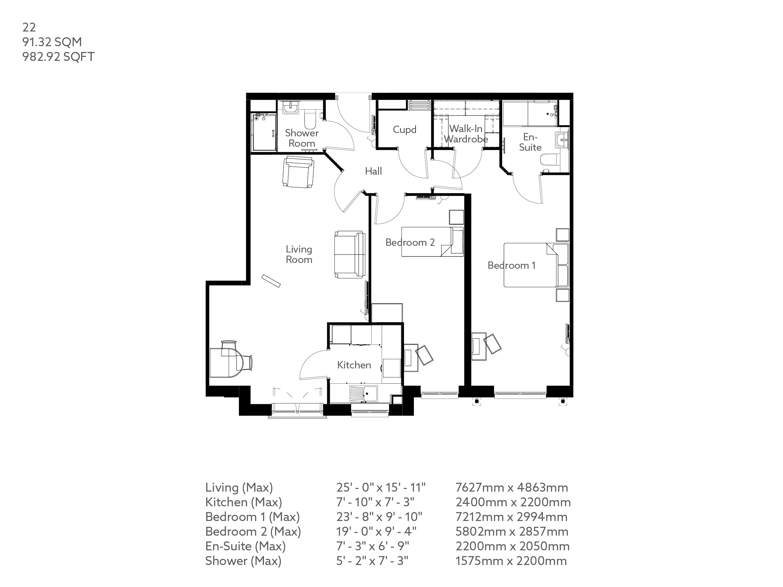 2Bed Retirement Apartment Macclesfield Property 22 Kings Scholars