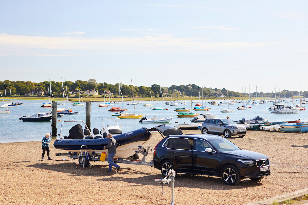 a car parked on a beach