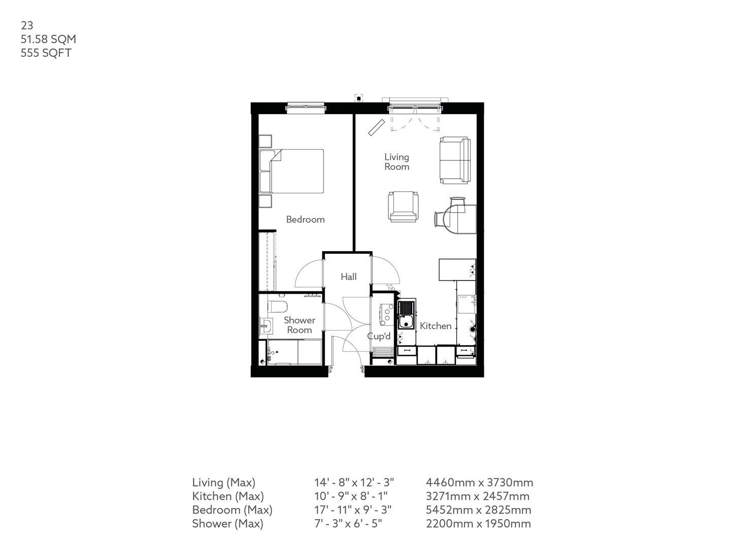 1 Bed Retirement apartment Kendal | Property 23 | Alavana Place