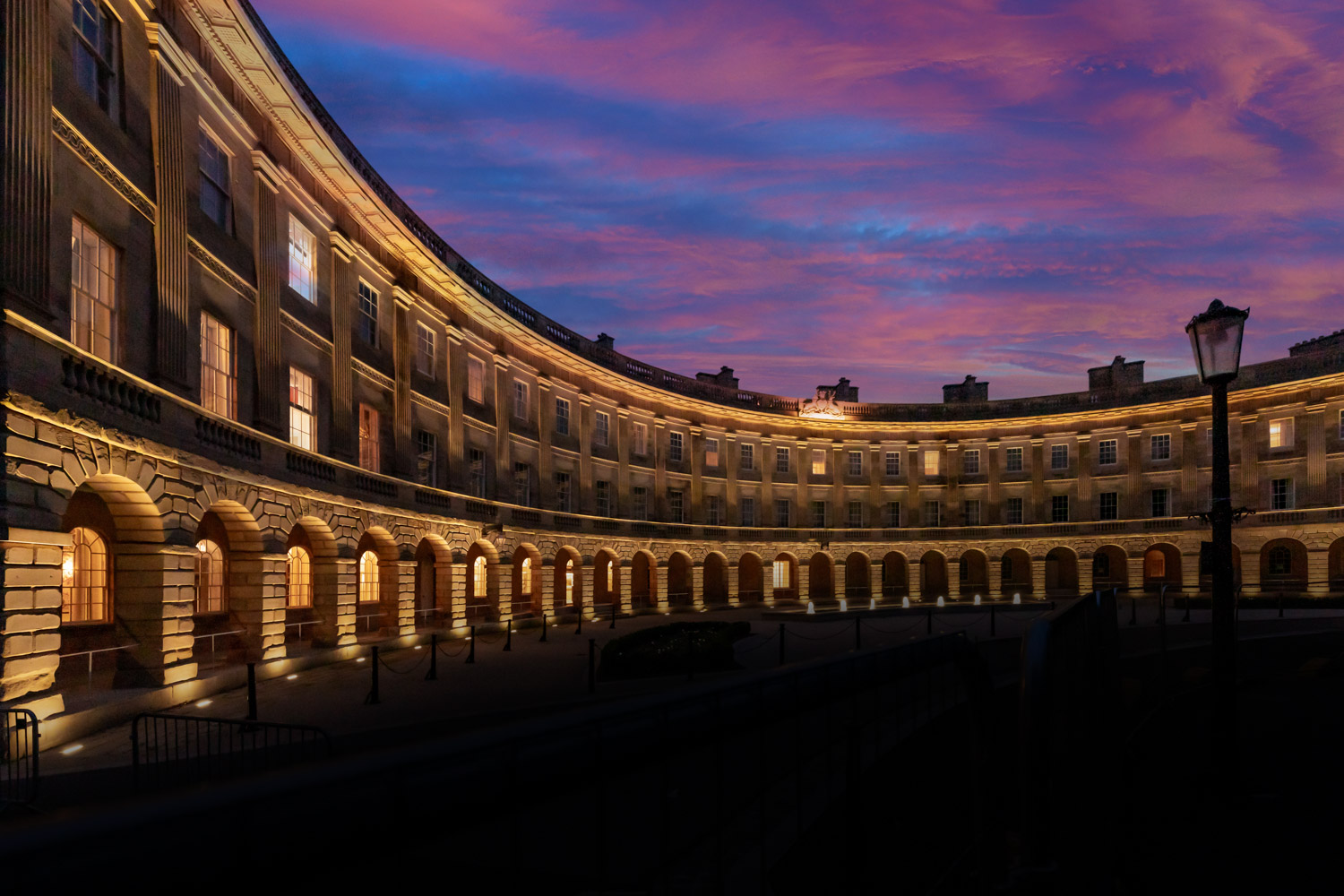 a building with a bridge over it