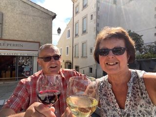Malcolm and Gerri enjoying retirement since moving to Devonshire Place