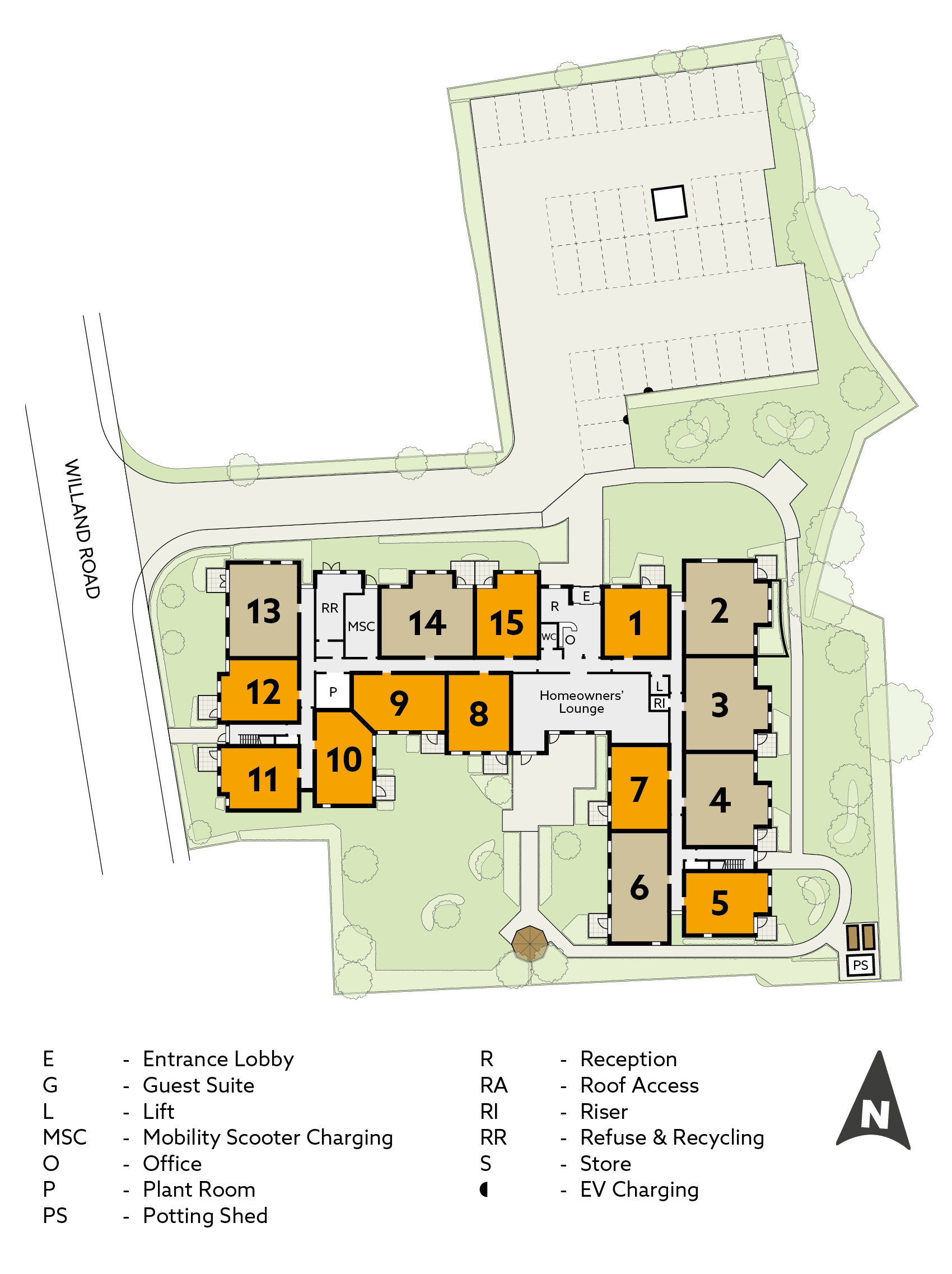 Retirement homes in Cullompton, Devon Cullompton, Foxglove Place McCarthy Stone
