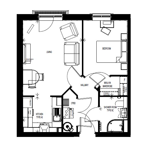 1Bed Retirement Apartment Bridport PROPERTY 37 Gordon Court