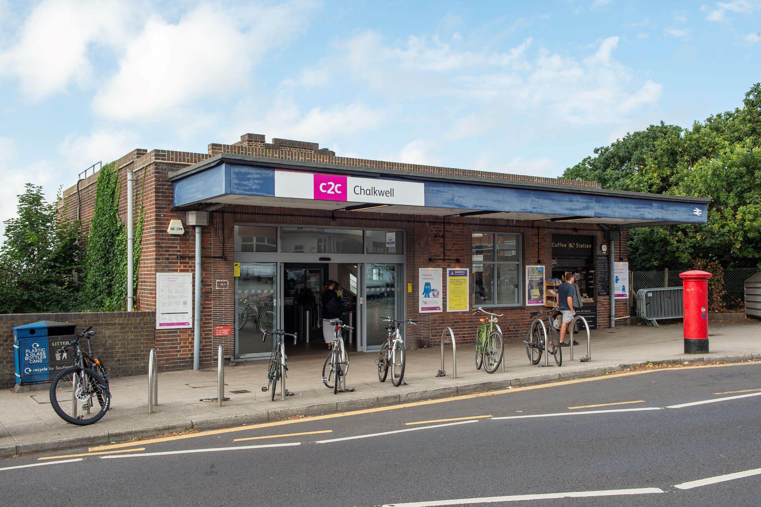 a group of bicycles parked outside a building
