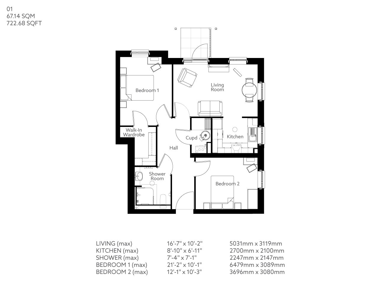 2Bed Retirement Apartment Cottingham Property 01 Springs Court