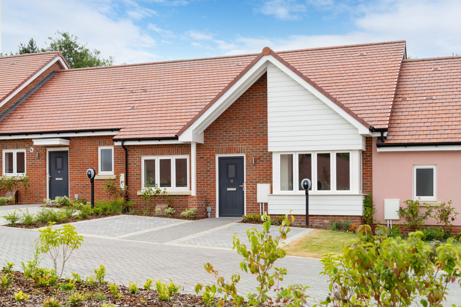 a large brick house