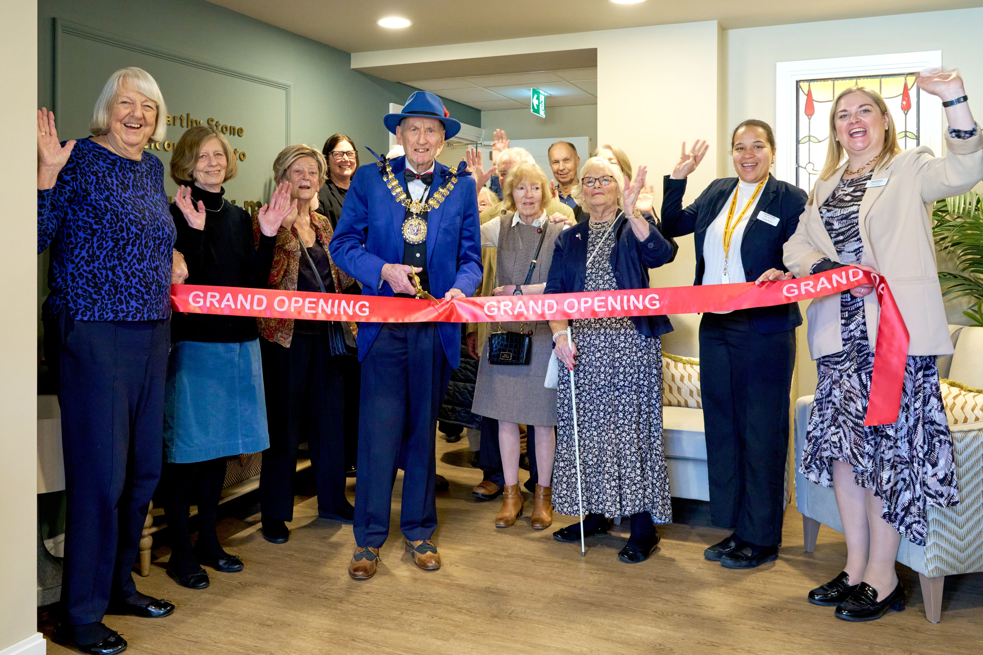 CHALKWELL COMMUNITY LABURNUMS CELEBRATES GRAND OPENING WITH MAYOR OF SOUTHEND-ON-SEA