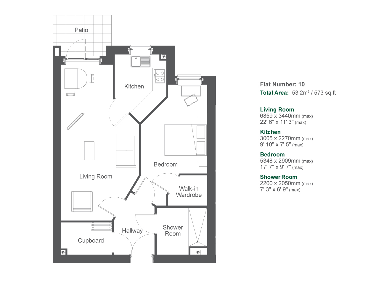 1Bed Retirement Apartment Pollokshields Property 10 Merchants Gate