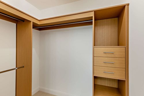 a white door with a wooden frame