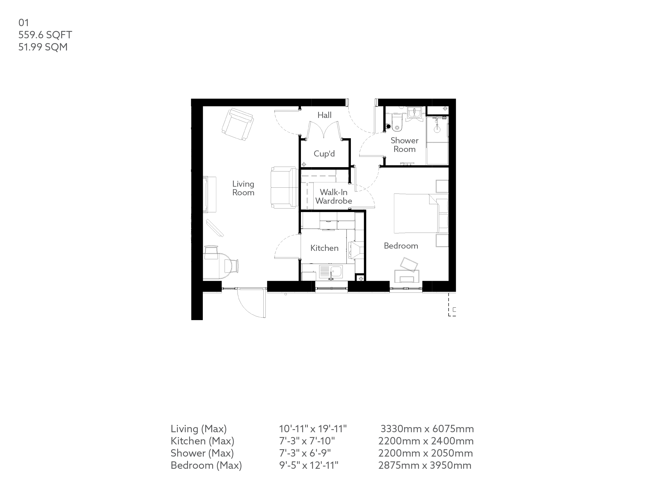 1Bed Retirement Apartment Bramhall Property 01 Queens View
