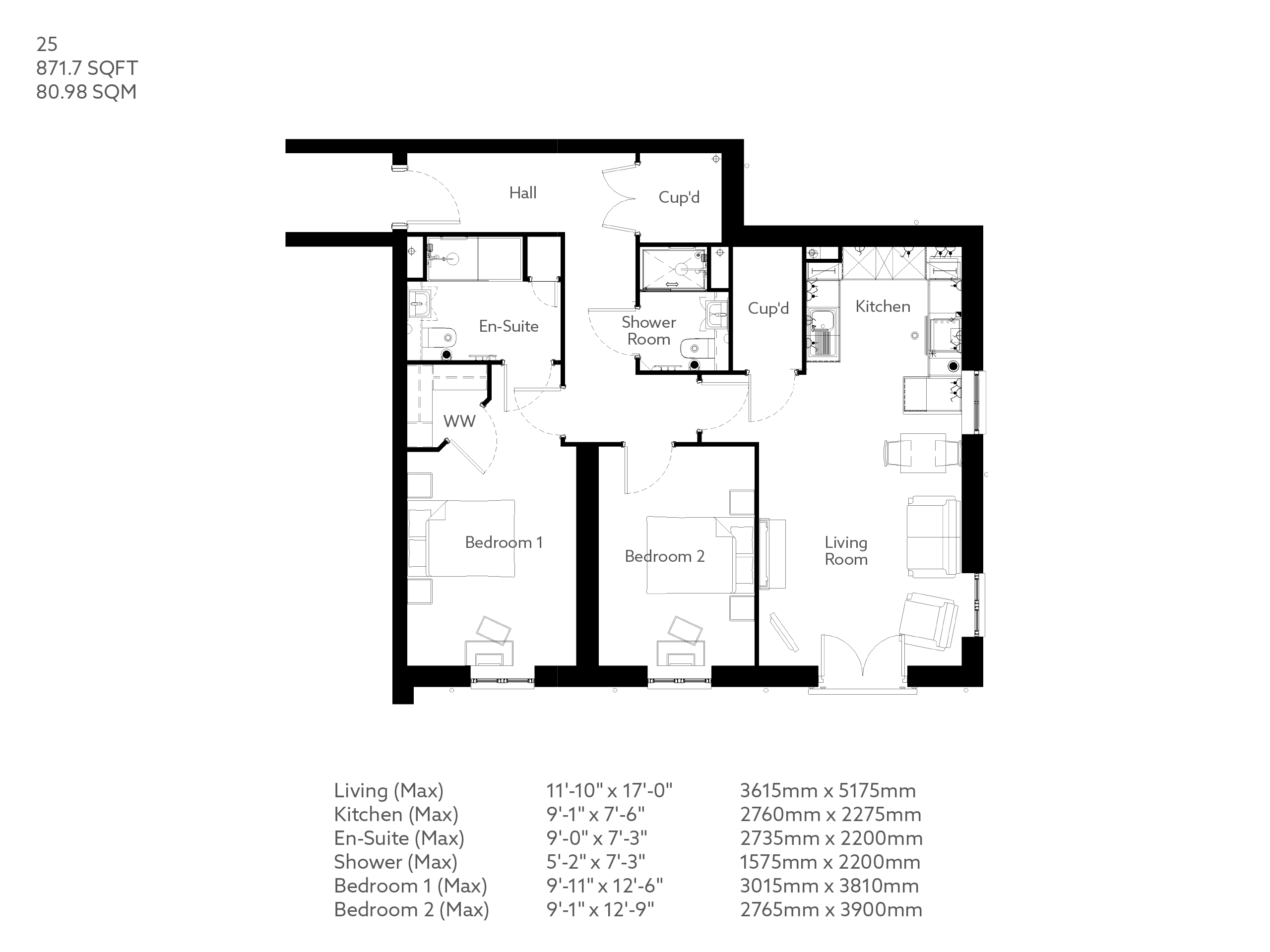 2Bed Retirement Apartment Stockport Property 25 Queens View