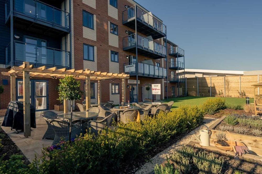 Roslin Place's Rear Patio Area
