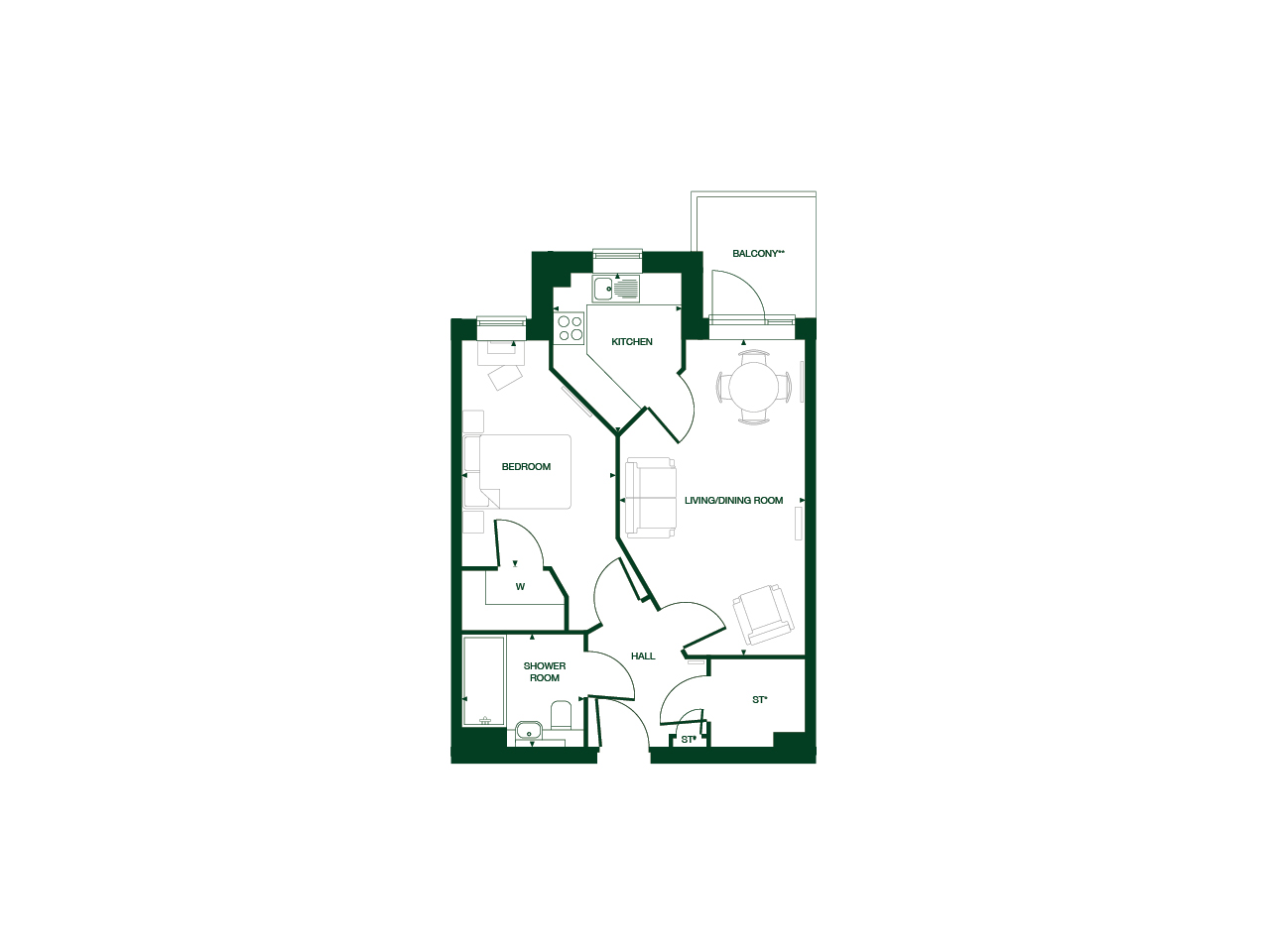 1Bed Retirement Apartment Buntingford Property 33 The Apartments