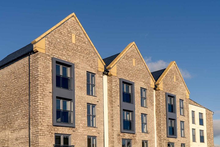 a building with a few windows